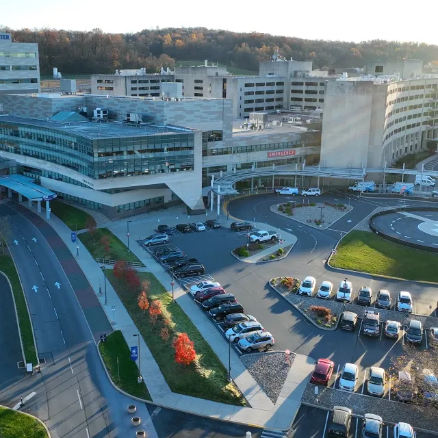 Aerial view of Penn State Hershey Medical Center