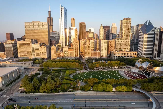 View of buildings in Chicago