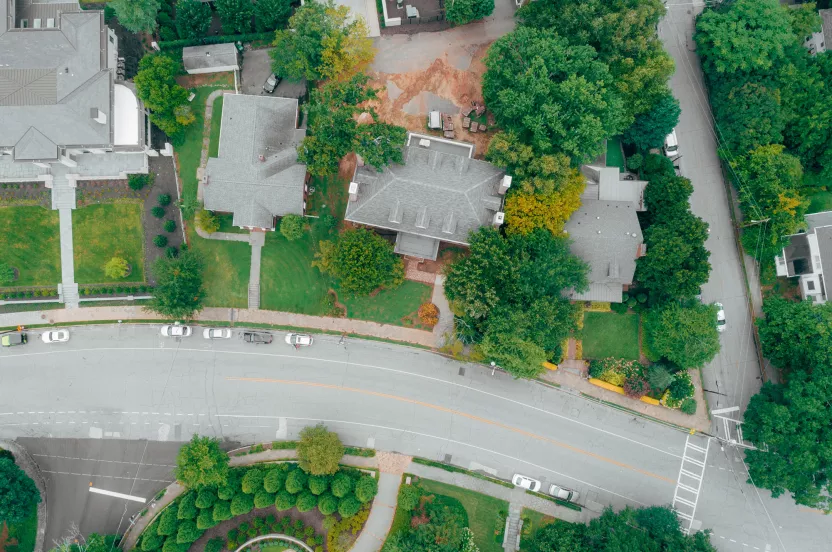 neighborhood road