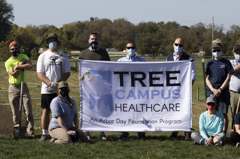 Media Name: Employee-Tree-Planting-with-Tree-Campus-Healthcare-Plan-Oct-2020.jpg